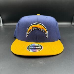 Los Angeles Chargers Fitted Hat Reebok 210 Flexfit 7 1/4 - 7 5/8 NFL Cap
